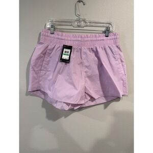 Under Armour Womens L/G Loose Flex Woven Shorts Lavender Athletic Casual Sz L